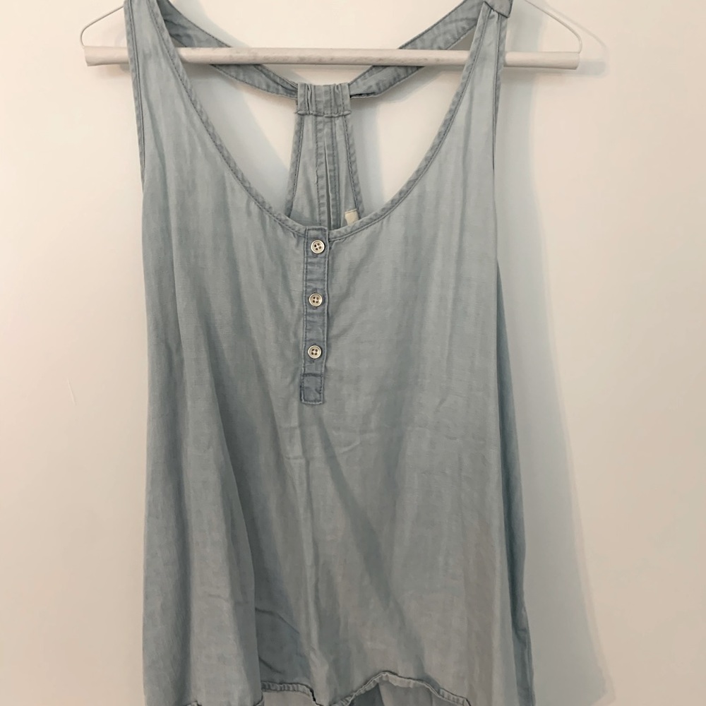 Adorable jeans top!